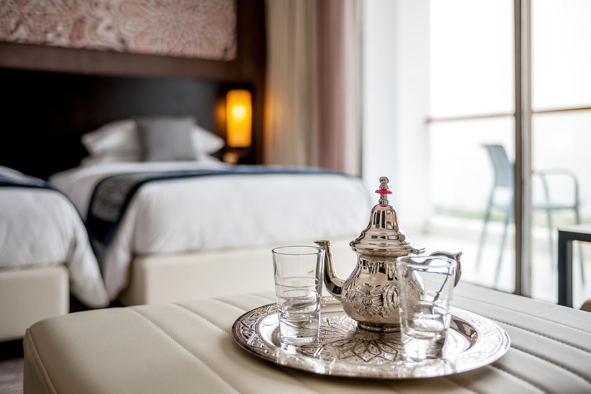 Hyatt Place Taghazout Bay Εξωτερικό φωτογραφία A Moroccan tea set